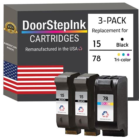 HP C9353bn 15 and 78 Color and Black Ink Cartridge .